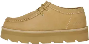 Clarks Meare Walla Lace-Up Shoe with Distinctive Sole hellbraun