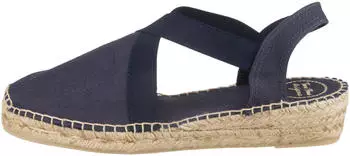 Toni Pons Terra-Ge-Floral Embroidered Elastic Strap navy