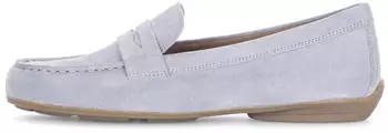 Gabor Moccasin with fashionable decorative strap hellblau