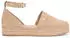 Tommy Hilfiger TH Platform Espad Suede Strap Ankle Strap Ballet Flat safari