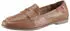 Tamaris Slip-on with Block Heel and Decorative Strap cognac