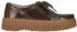 Clarks Torhill Lace-Up Shoe with Ribbed Outsole dunkelbraun