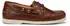 Marc O'Polo Boat Shoe in Soft Nubuck Leather braun/schwarz