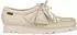 Clarks Wallebee Goretex Lace-Up Shoe with GTX Finish weiß