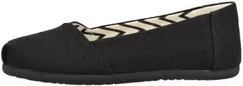 TOMS Shoes Ballerina black heritage canvas