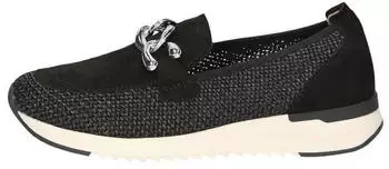 Caprice Flat Slipper black comb