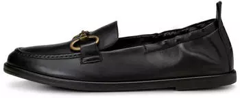 Marc O'Polo Loafer aus veredeltem Rindleder schwarz