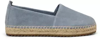 Marc O'Polo Espadrille made of fine suede goatskin light blue