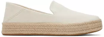 TOMS Shoes Carolina Espadrille schwarz/naturwei&szlig;/beige