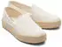 TOMS Shoes Carolina Espadrille schwarz/naturweiß/beige