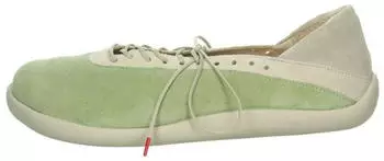 Think Low-Cut Leather Lace-Up Shoe gr&uuml;n/beige