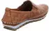 Gemini Gemini Leather Loafer Moccasin with Perforated Pattern and Interchangeable Sole (382647-01) tan