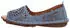 Gemini Slipper Leder Mokassin mit Lochmuster und Wechselsohle (336380-02) blau
