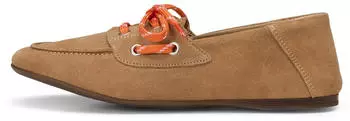 Marc O'Polo Soft Suede Boat Shoe hellbraun