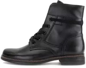 Gabor Mid Cut (8023.03) Width F Zip Smooth Leather schwarz