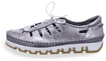Gemini Sneaker Leder Cutouts (382345) silber