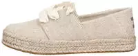Espadrilles Toms Carolina Lace Up 10023062 Beige Female