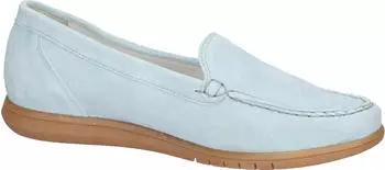 Waldläufer H-WANDA Moccasin Slipper Comfort Width H hellblau