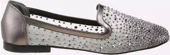 Heine Slipper anthrazit-metallic