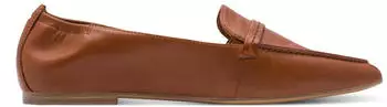 Tamaris Women's Loafer Flat Leather braun/cognac