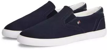 Tommy Hilfiger TH Low Profile Slip On Slipper dunkelblau