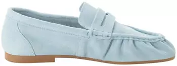 Tamaris Slipper mit Blockabsatz und Zierriegel light blue