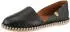 VERBENAS Carmen Espadrille Slipper Flat with Welt Seam schwarz