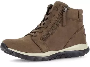 Gabor Mid Cut (0800.01) with Zip in Suede whisky mel.