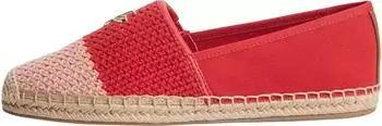 Tommy Hilfiger Fringe Canvas Closed Espadrille red ornamental red