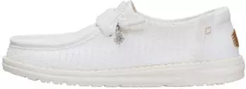 HEYDUDE Wendy Frayed Canvas schneewittchen