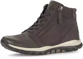 Gabor Mid Cut (0800.01) Zip Suede dark-grey (mel.)