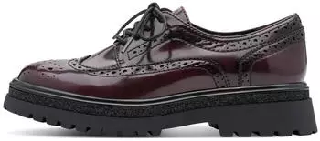 Tamaris Oxford Shoe (1-23619) merlot