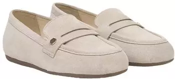 Desa Women's Suede Loafer Moccasin beige