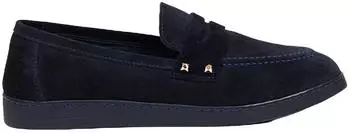 Desa Women's Suede Loafer with Stud Embellishment marineblau