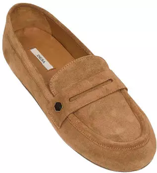 Desa Women's Suede Loafer Moccasin braun