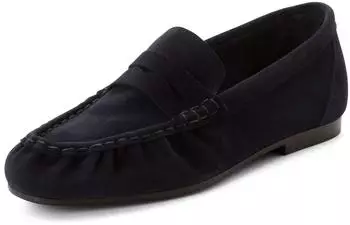 Tamaris Loafer in Genuine Leather navy