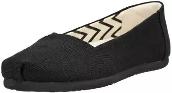 TOMS Shoes Alpargata Ballet Textile black heritage canvas