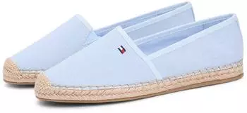 Tommy Hilfiger Flag Canvas Espadrilles with Logo breezy blue