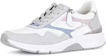 Gabor Sneaker Leather wei&szlig;/grau