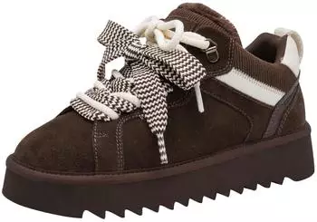 Tamaris Sneaker Material Mix Leather/Textile/Synthetic braun