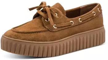 Marco Tozzi Moccasin Mixed Materials Textile/Synthetic F-Width braun