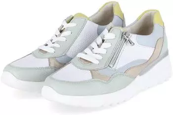 Waldl&auml;ufer CARLA Leather menta/weiss/lightgold/sky/lime