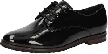 Sioux Bovinia-714 Lace-Up Shoes Patent Leather schwarz