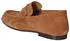 Tamaris Loafer aus echtem Leder cognac