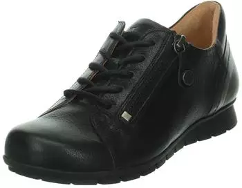 Think Menscha Chrome-Free Tanned Leather Oxford Shoes (3-001361) schwarz