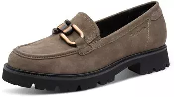 Tamaris Wide Fit Slipper Leather (8-84701-47) taupe