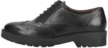 Nero Giardini Halbschuhe Leder Schn&uuml;rschuh schwarz