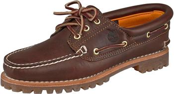Timberland Women's Heritage Noreen 3-Eye Boat Shoe (51304) brown smooth