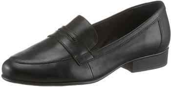 Tamaris Leather Slip Ons (1-1-24215-27) black