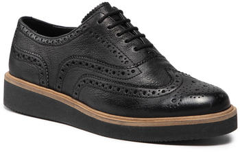 Clarks Baille Brogue black leather